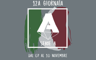 Serie A, la 12esima giornata può sancire il cambio al vertice